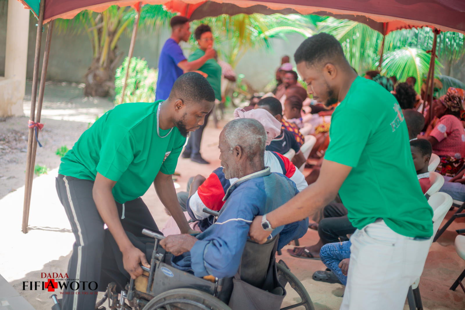 Volunteer Activities, Fifiawoto Foundation outreach moment